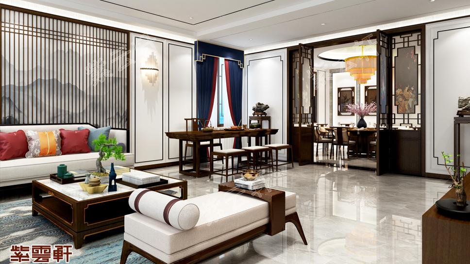 时尚的新中式轻奢别墅 清新雅致 意韵十足