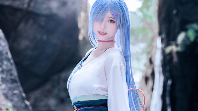 从零开始的异世界生活|《RE：从零开始的异世界生活》雪女·蕾姆cosplay