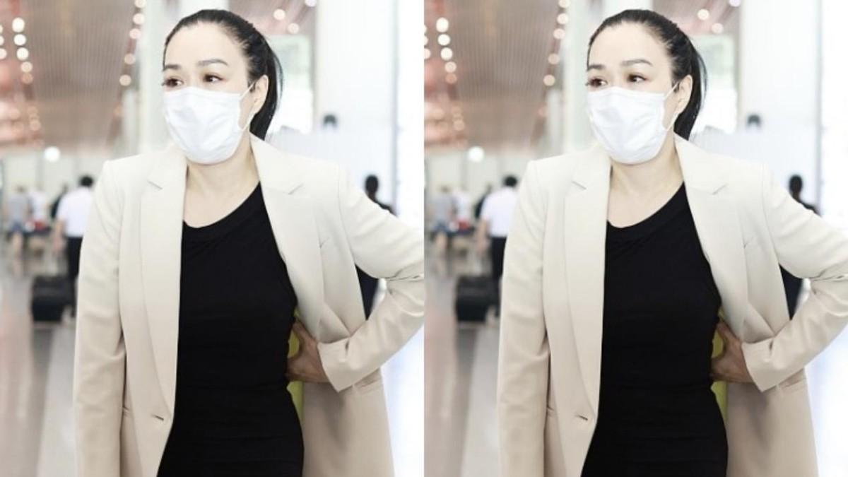 马尾辫 钟丽缇的马尾辫扎得太紧了，显得气质好凌厉，但开叉裙倒挺妩媚