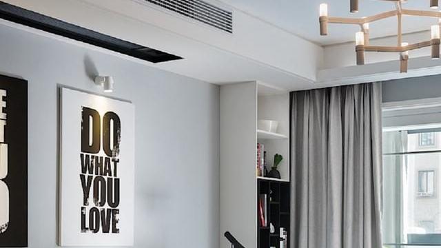 87平米北欧风两居室，全屋定制格子柜，玻璃镜面当背景墙，真漂亮