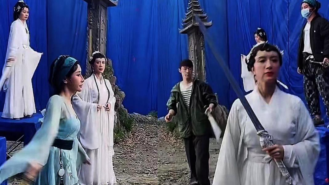 王力宏|金巧巧新戏饰演白素贞，片场直播遭剧组人员嫌弃