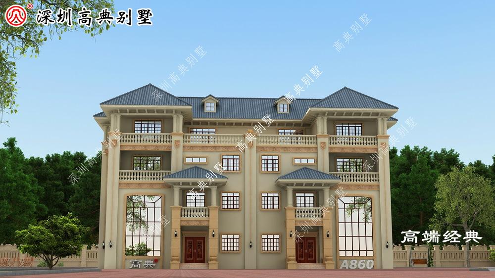 立面以简约为主，配色清新典雅，氛围独特！