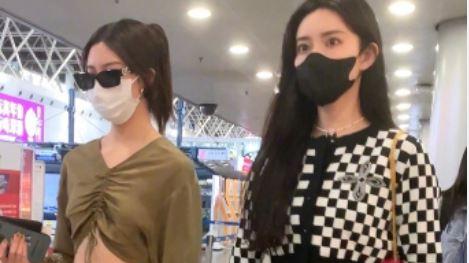 孟子义|孟子义、宋妍霏机场一路热聊 开开心心去录制跑男 邂逅蔡徐坤林允