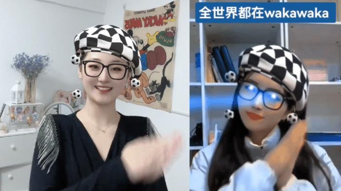 陈萌学陈亚男做手势舞，动作贴纸都一样，秀孕肚被指不如亚男善良