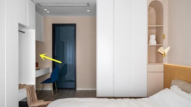 N个书桌+柜子一体化方案，预留1m空间是前提，小卧室也能迎刃而解