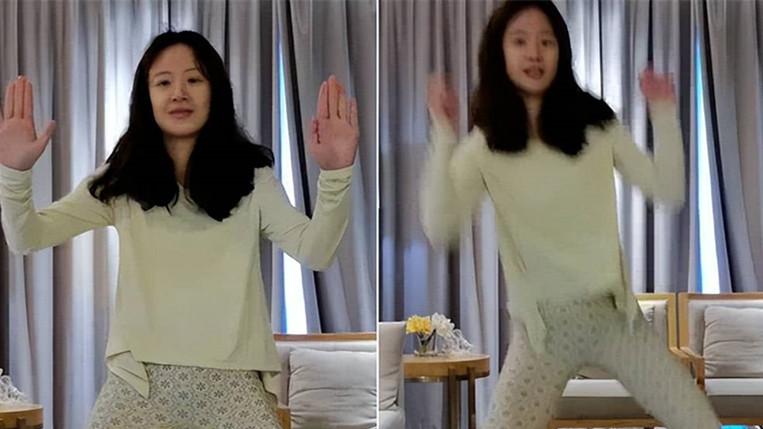 三轮车|李梦晒泳装秀身材，开三轮车接地气，肚子上的赘肉太真实