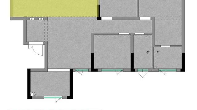 舍弃客厅赚到了，多出卧室、吧台、书房、钢琴室、餐厅5大功能区