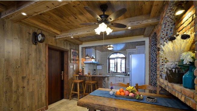 横梁没法动，无奈只能用这些方法进行弱化，完工后效果还赞！