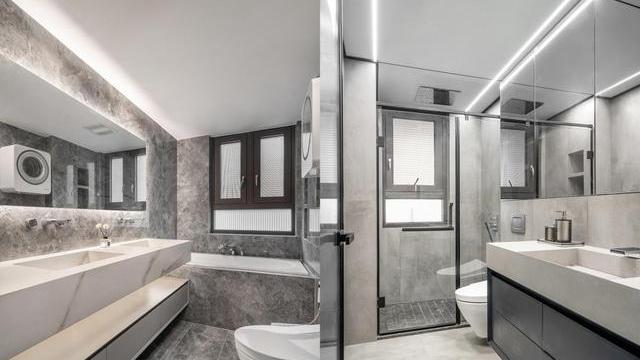 装浴缸，我真心建议：靠墙装一组收纳柜，卫生间储物也能翻一番