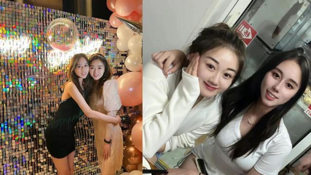 赌王|赌王最宠的小女儿陪闺密庆生，罕见穿性感礼服，令人眼睛为之一亮