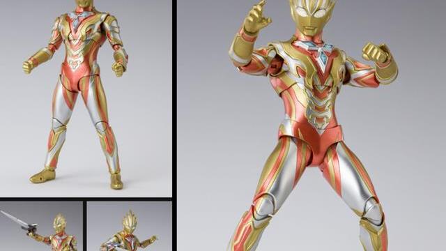 手办|特利迦奥特曼闪耀形态SHF手办偷跑图 附带奥特二重剑 能玩二刀流