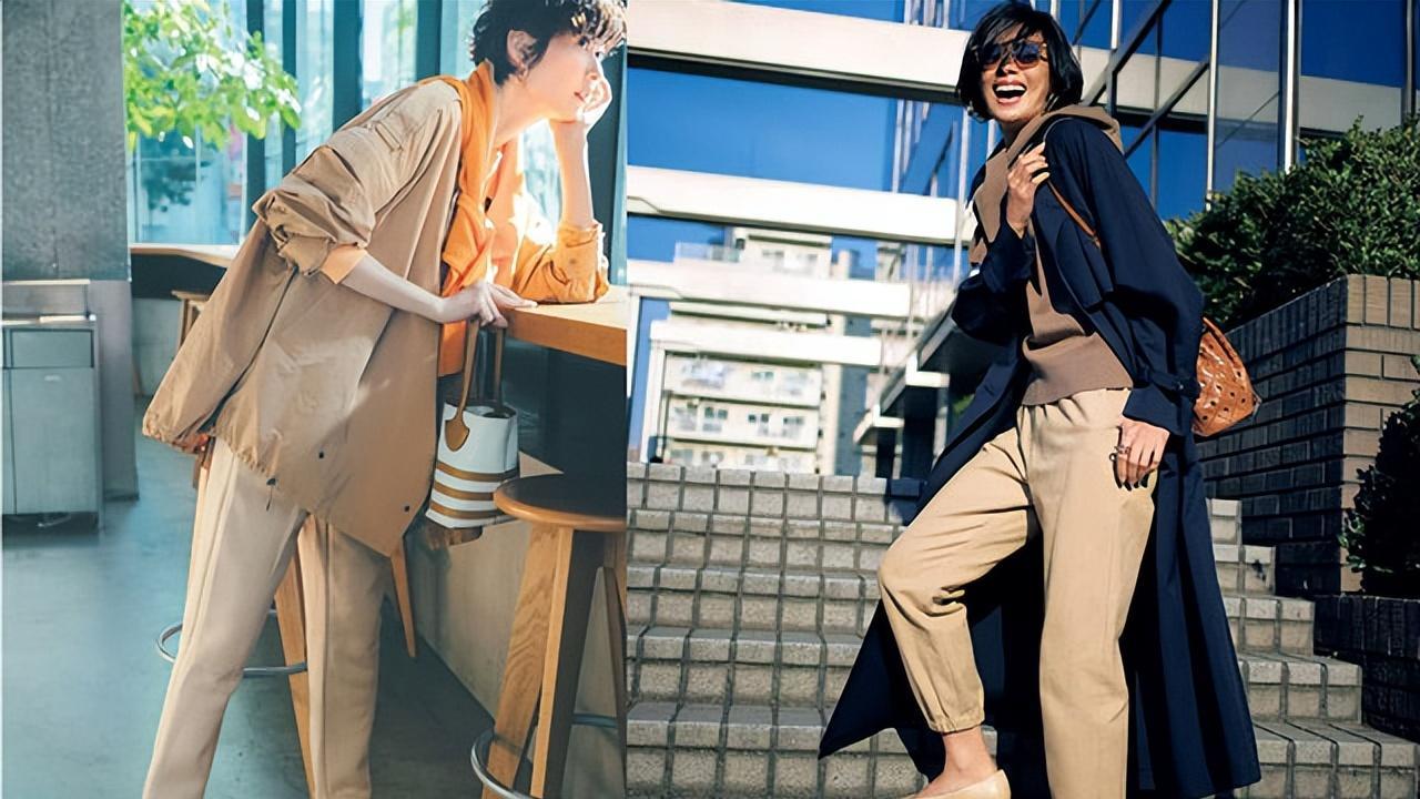 为何日本慢跑裤会走红，40+女人都爱穿，舒适时髦还适合任何体型