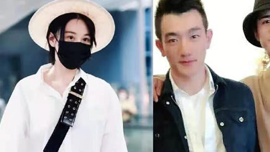 发型 张馨予罕见秀恩爱，军人老公换新发型变小奶狗，邪魅一笑太撩人