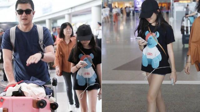 李嫣|15岁李嫣当姐后首露面！穿露脐装炫细腰，五官眉眼太像王菲