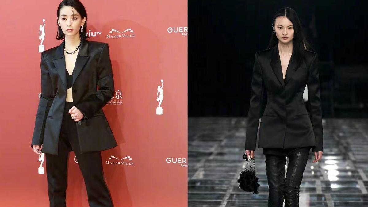 刘德华|33岁内地演员击败巩俐拿下影后！穿黑西装走红毯，气场不输刘德华