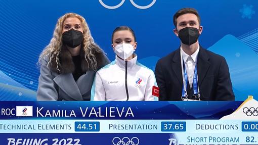 卡米拉·瓦利耶娃|82.16分！K宝哭了，失误后仍然碾压对手排第1