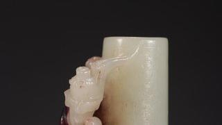 |旧藏-老和田玉螭龙纹勒子