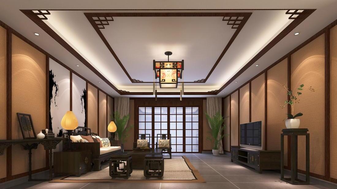 中式装修电视背景墙——内敛大气与稳重