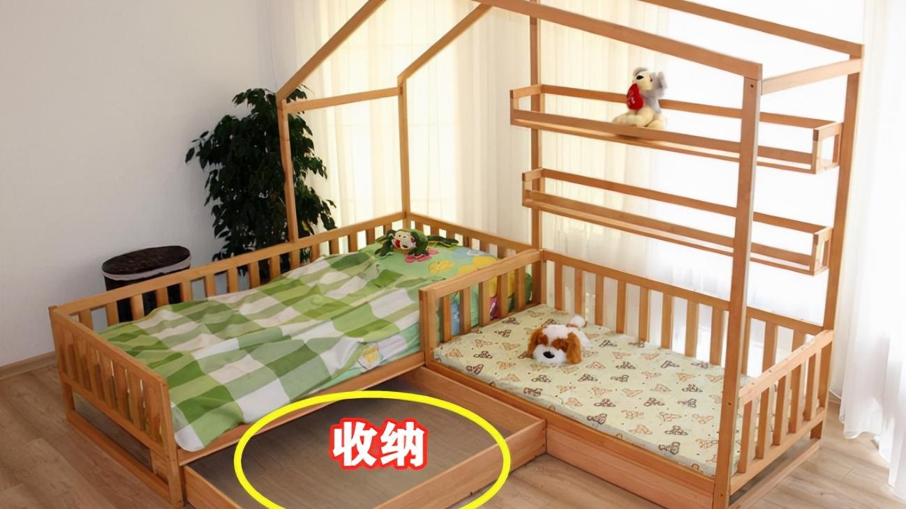 卧室不足10㎡也别摆上下铺，换成这种空间利用率高，更安全实用