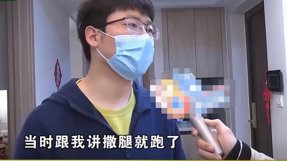 卧室门被打开，女子发现门后藏着男邻居，男子：我来看装修的