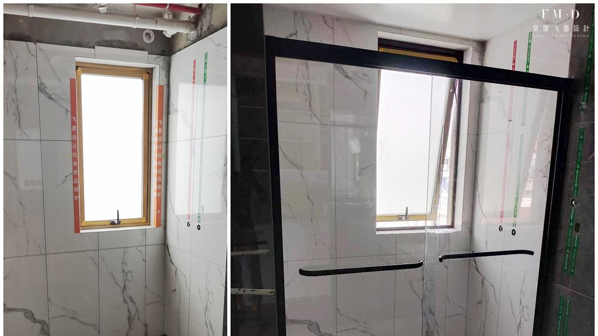 做法机智：双卫相邻，马桶同时移位47公分，8个收纳技巧没浪费1㎡