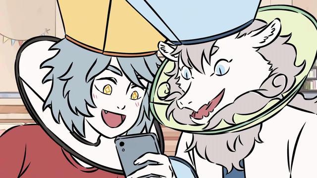 哮天|非人哉：哮天患上皮炎，被套上伊丽莎白圈，敖烈也沦陷