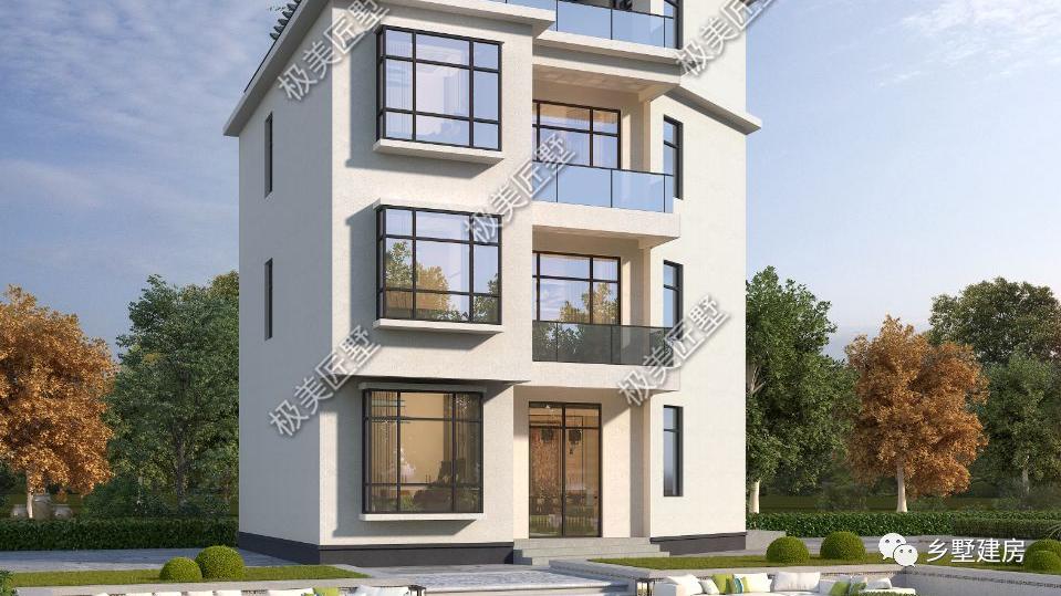 还在为宅基地不规整发愁？这个设计就不错，潮流的现代风