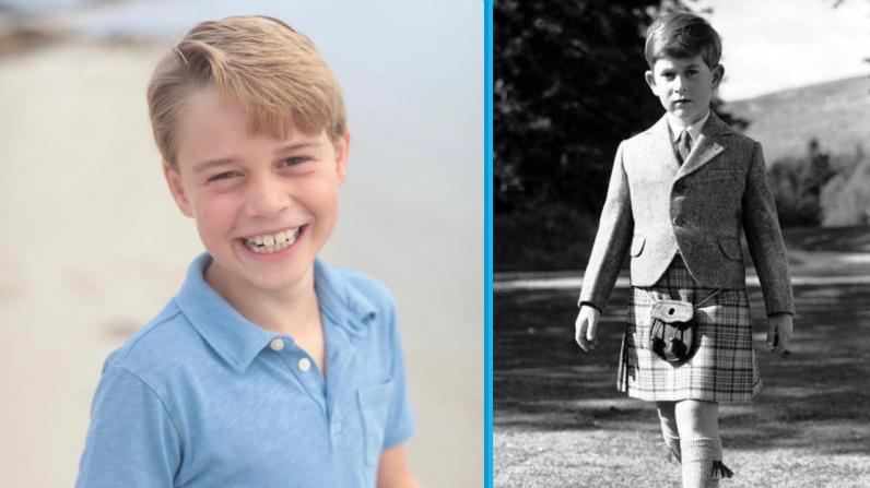 乔治王子|乔治王子9岁生日新照！穿着蓝色Polo衫笑容灿烂，五官超像查尔斯