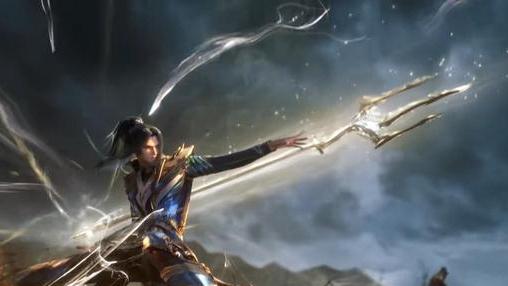 比比东|唐三投掷三叉戟耍帅，宁荣荣成全场最靓的仔，比比东典藏翅膀亮相