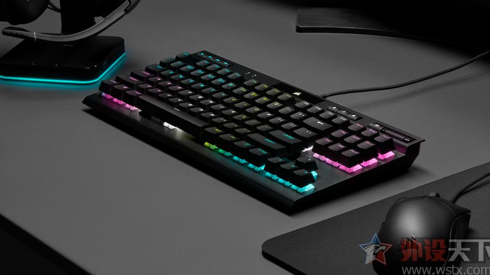 键盘|冠军之光，美商海盗船发布K70 RGB TKL光学轴体版游戏键盘