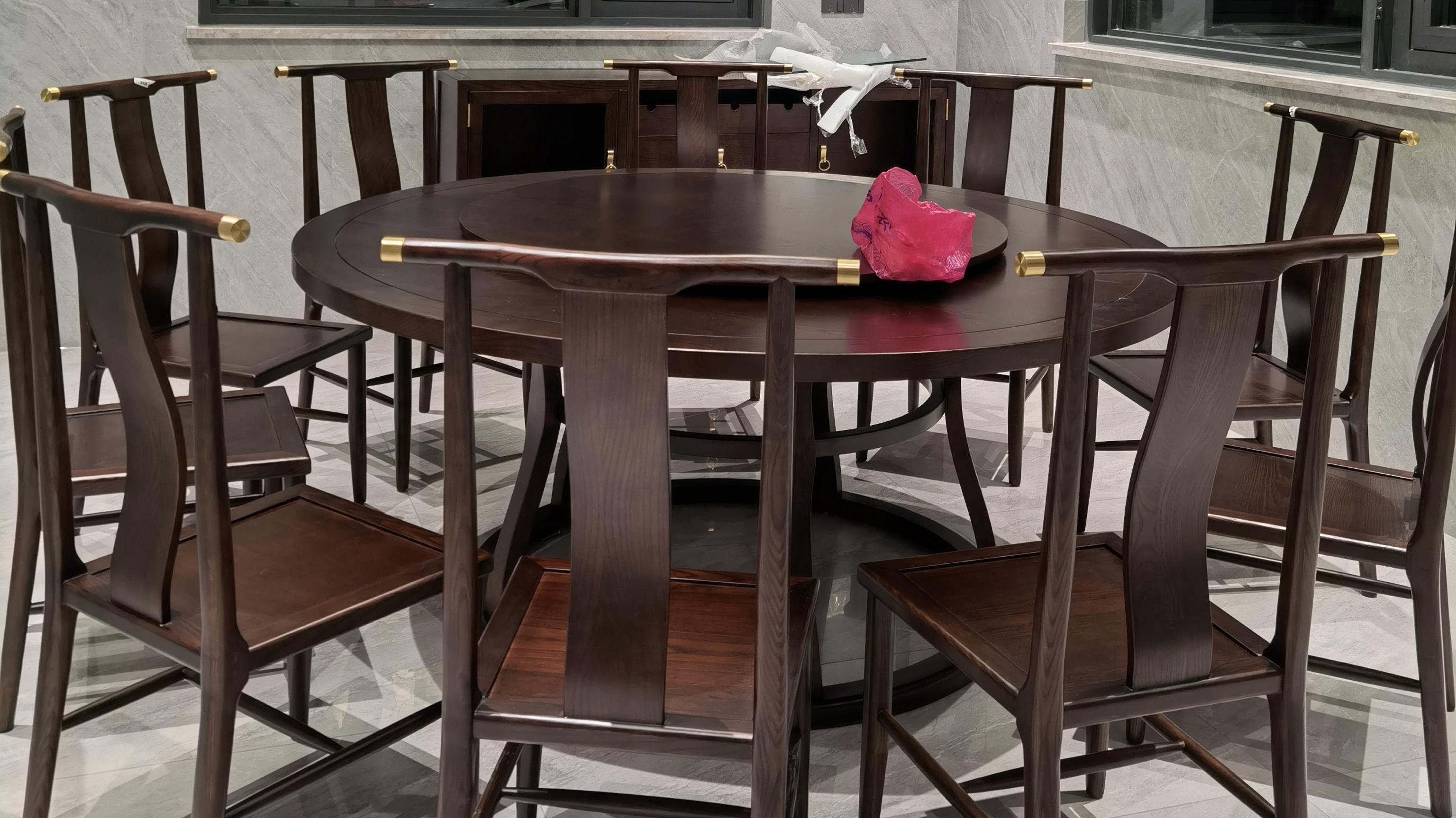 新中式风格装修案例，方圆结合，尽显和谐美好之意