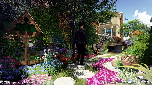 院子里还在铺水泥？已经过时啦！学学别人是怎么设计的