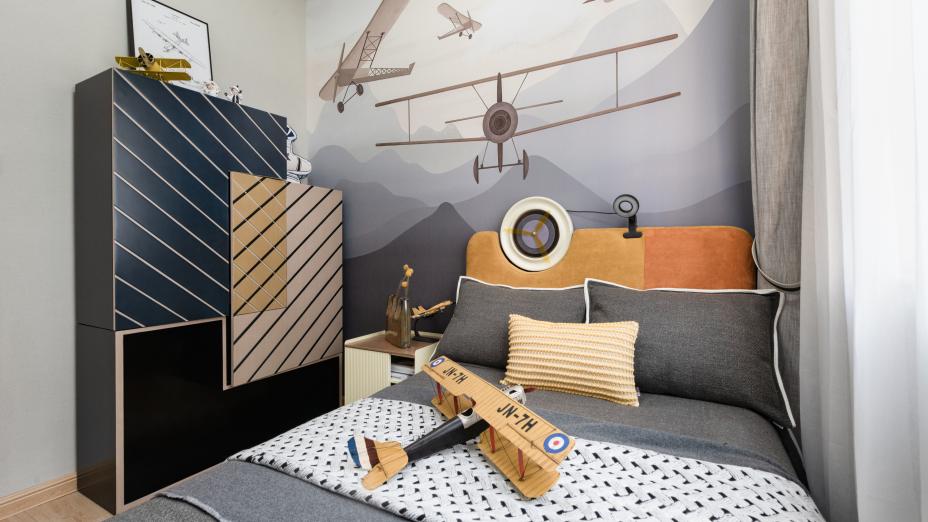 95平简约风艺术设计带入给空间的情感，才是动人、有温度的空间