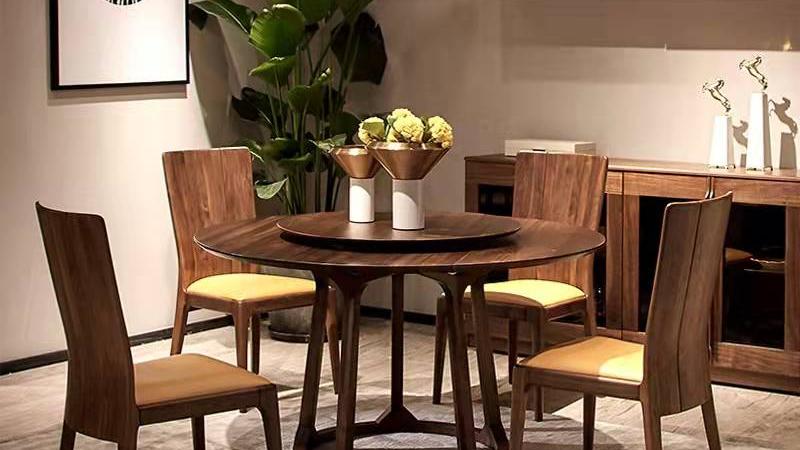 3套简约新中式餐桌椅设计，让你的家别有一番韵味！