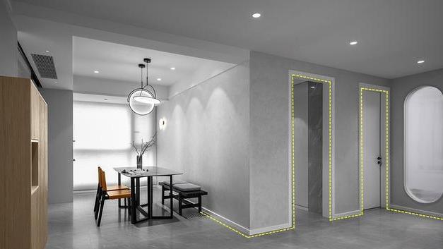 有一种高级，叫家装去“框线”设计，自家的波导线，又土又丢档次