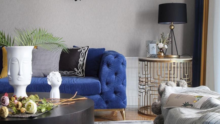 260平方米的大四居，用轻奢元素点缀，满满复古风情和浪漫