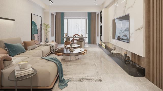 148㎡现代风，舒适与品质共存，尊重生活本身