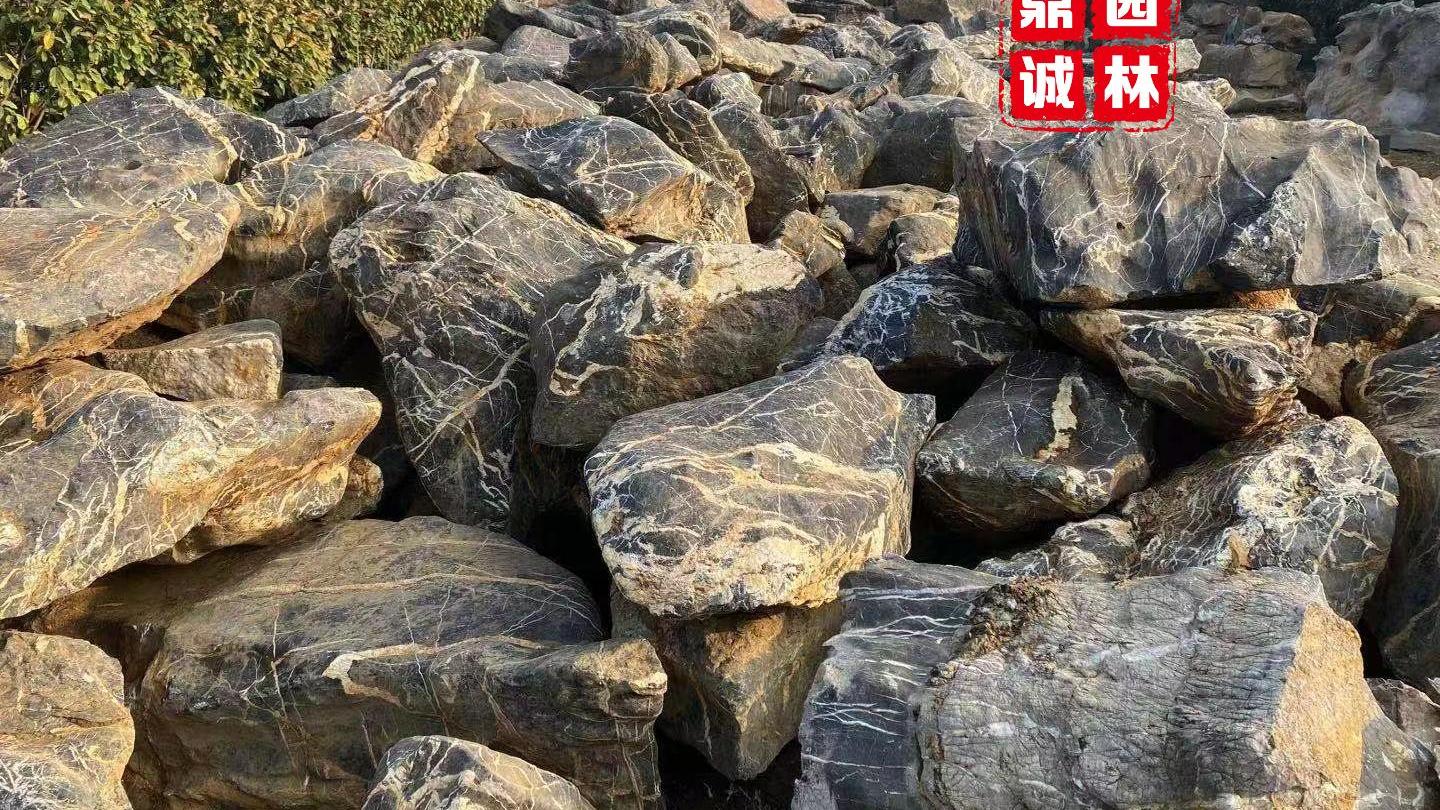 天然太湖石造景设计，独特的建筑风格别具一格