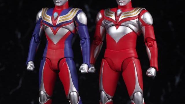 迪迦·奥特曼|迪迦奥特曼强力型真骨雕玩具实物涂装靠谱身形健壮的男神迪迦