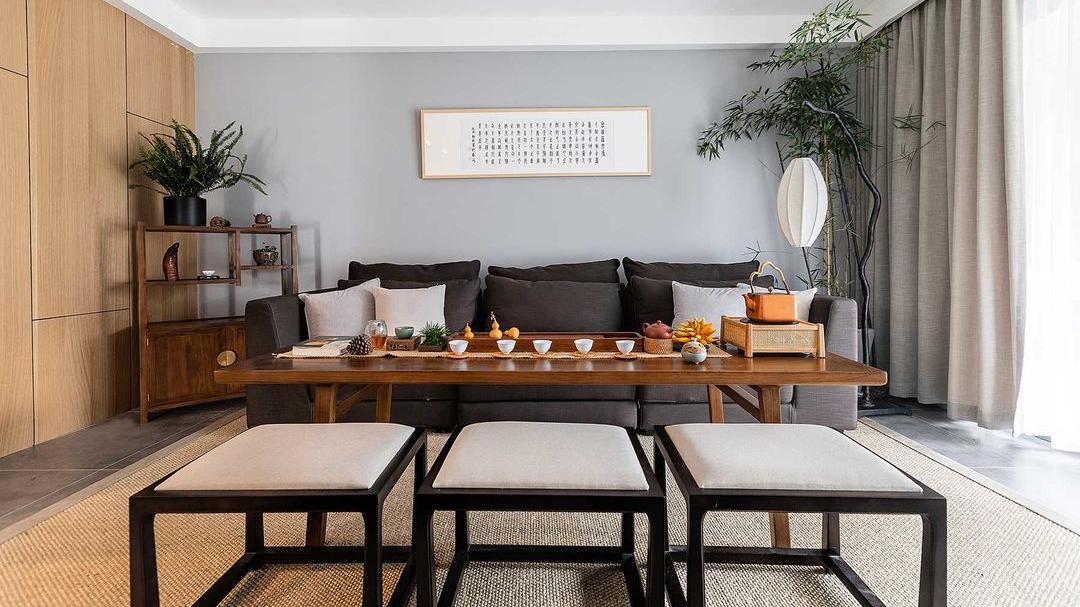 138平新中式混搭多种风格，实现空间升级，还有超美大书房