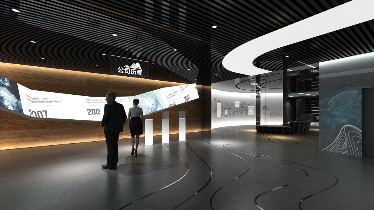 设计展厅设计应在展示区显著归置提示系统