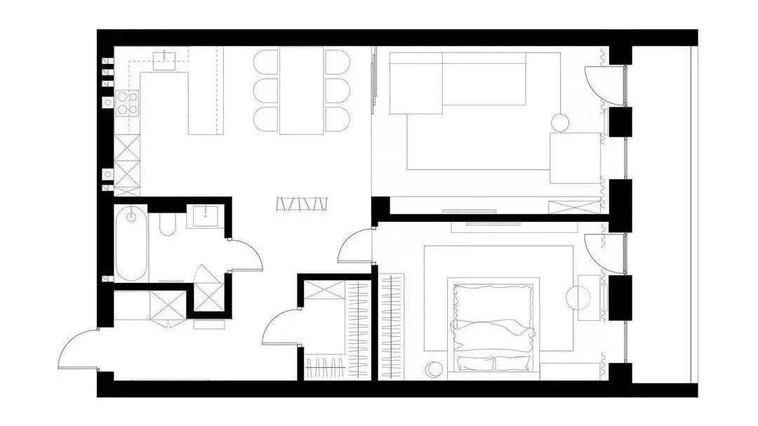 小小屋装修网推荐|83㎡极简风小家，细节设计个性又巧妙