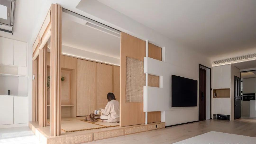 装修设计：125平现代简约素雅温馨三室