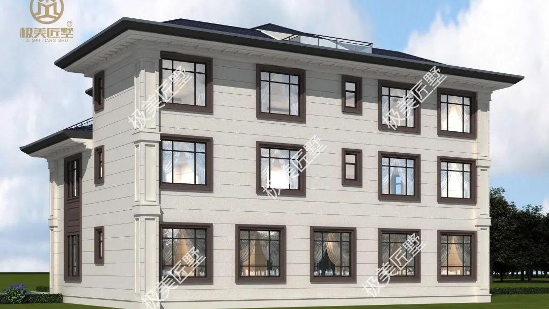 最气派的大开间新中式别墅，回家建一栋，让老乡羡慕一辈子！