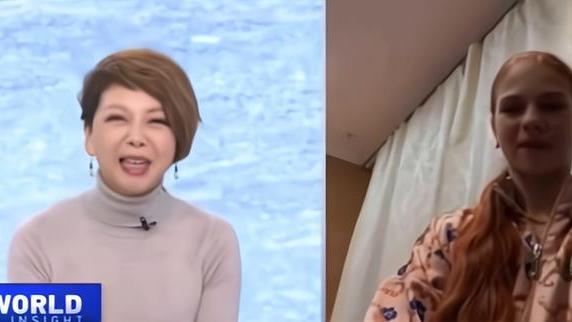 莎莎|中国记者视频连线采访莎莎！莎莎有问必答很可爱，透露自己小秘密