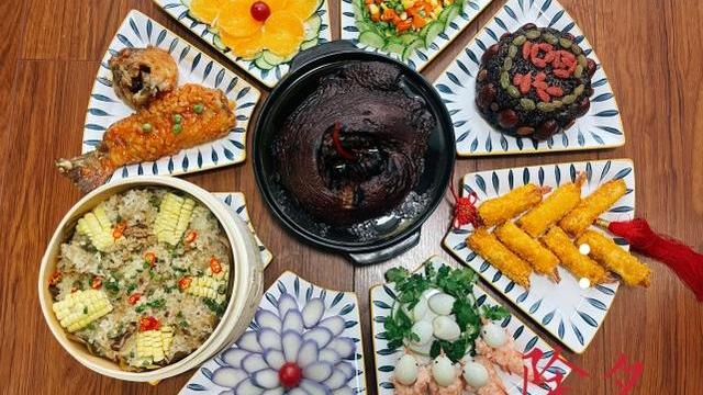 蔬菜|兄妹5个晒年夜饭，职业不同，差距也太大了，第2桌“好心酸”！