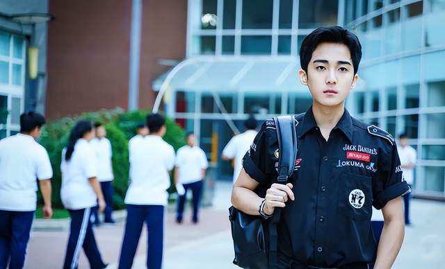 郭子凡|24岁郭子凡恋情曝光引热议，当街和女友牵手亲吻，用脚踢臀部太开放