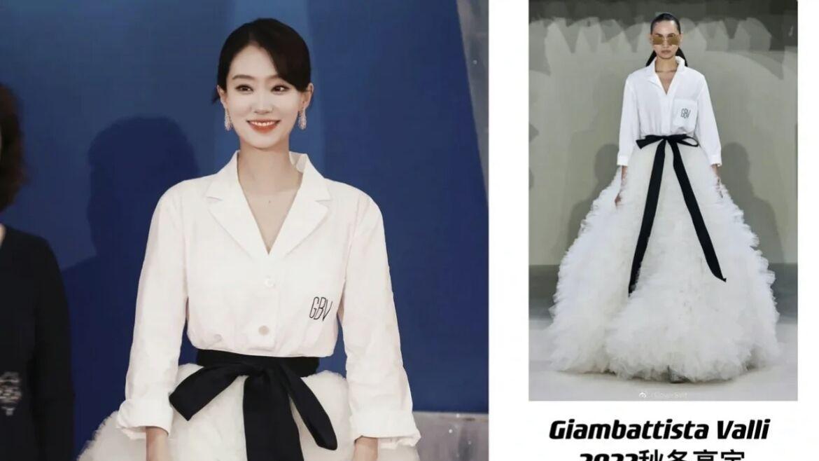 张小斐|百花奖红毯：谭卓高贵张小斐穿跆拳道服拉垮颜值 徐娇关晓彤撞衫有人黑脸失体面