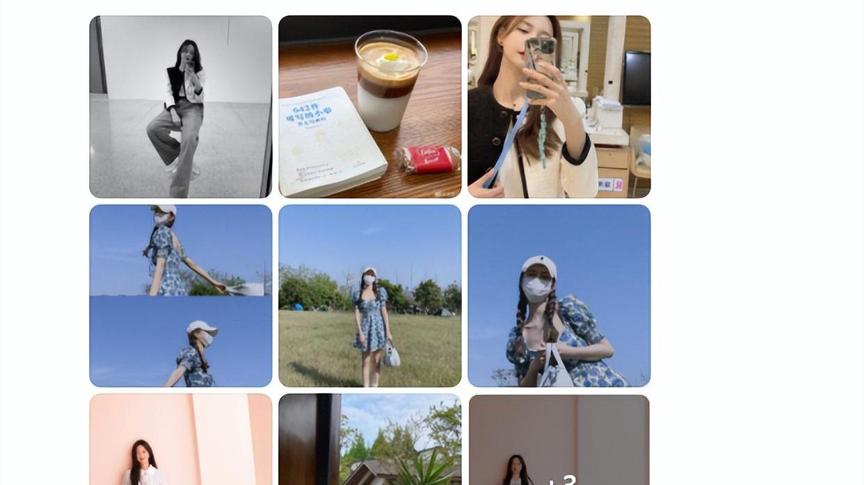 沈梦辰|沈梦辰晒春日随拍，碎花露背裙大秀“漫画腿”，皮肤更是白到发光