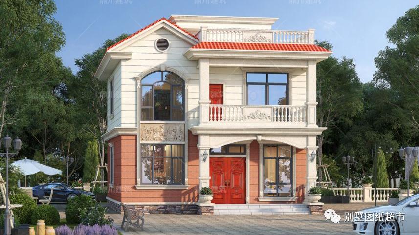 农村自建房，有个大露台就是方便，8套带露台的户型分享，实用